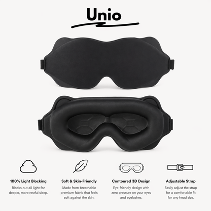 Unio Sleep Mask – Sleep Deeper, Wake Better